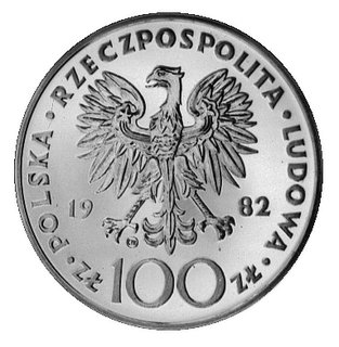 100 złotych 1982, Szwajcaria, II wizyta papieża 