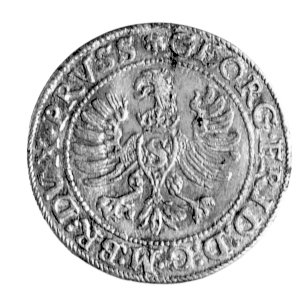 grosz 1596, Królewiec, Bahr. 1308, Neumann 58, bardzo rzadka moneta.