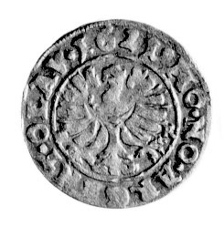 3 krajcary 1621, Oława, ciekawa odmiana bez literek mincerza H-R, F.u S. 1569, bardzo rzadka moneta.