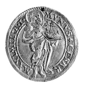 dukat bez daty, Nysa, F.u S. 2563, Fr. 481, złoto, waga 3,50g, bardzo rzadka moneta w ładnym stanie zachowania.
