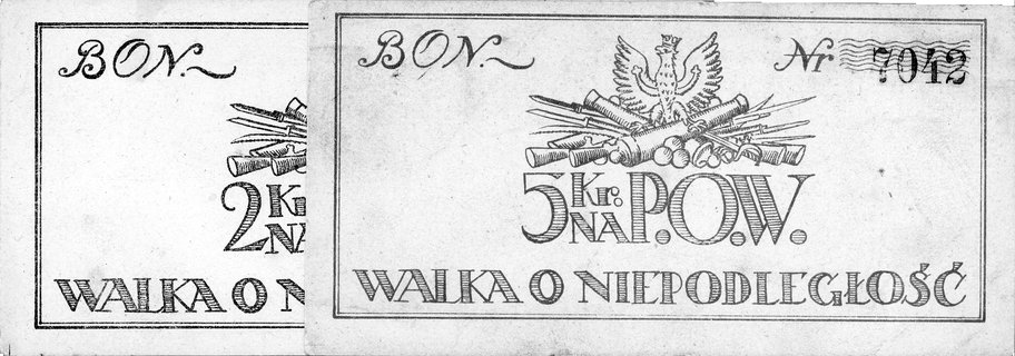2 i 5 koron P.O.W., Walka o Niepodległość, Jabł.