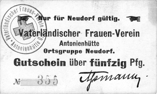 Nowa Wieś /Neudorf/- 50 fenigów (1914), A. Keller 253