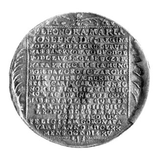 medal zaślubinowy Michała Korybuta z Eleonorą Ma
