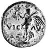 Macedonia- Philippi, AE-19, Aw: Victoria w lewo; po bokach VIC- AVG, Rw: Trzy sztandary i napis: C..