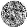 Knut 1016- 1035, denar, Aw: Popiersie w hełmie w lewo i napis: CNVT ANG, Rw: Krótki krzyż dwunitko..