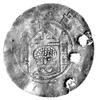 Henryk III 1039-1056, denar, Aw: Popiersie cesarza w koronie na wprost i nieczytelny, Rw: Dwuwieżo..