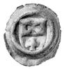 Elbląg, brakteat; Herb Elbląga, Gum. 465, Bahrfeldt 9209, 0.19 g.