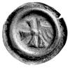 halerz brakteatowy; Pół orła, pół krzyża, Fbg 485(797), lata 50-60-te XV w.