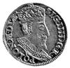 trojak 1595, Olkusz, Kurp. 791 R, Wal. LXVI 6, rzadka, ładnie zachowana moneta.