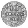 10 groszy 1831, Warszawa, łapy orła proste, Plage 276, patyna.