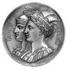 medal autorstwa Andrieu i Depaulisa na przyłączenie Rzymu do Francji 1809 r., Aw: Personifikacje R..