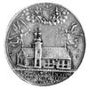 medal z okazji wzniesienia kościoła św. Trójcy w Ratyzbonie (Regensburg) w 1627 r., Aw: Widok kośc..