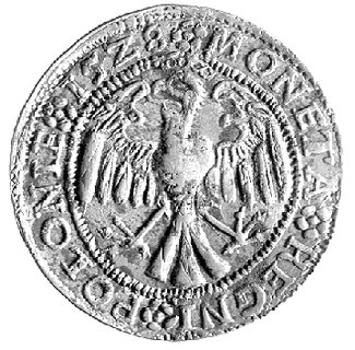 trojak koronny 1528, fałszerstwo prawdopodobnie XIX-wieczne, srebro, 7,83 g.