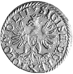 grosz 1614, Wilno, Kurp. 2088 R4, Gum. 1320, T. 8, rzadka i ładnie zachowana moneta