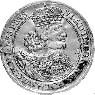dwudukat /donatywa/ 1647, Gdańsk, H-Cz 1866 R2, Fr. 21a, złoto, 6,87 g., piękny egzemplarz z barokowym popiersiem króla i efektowną panoramą Gdańska