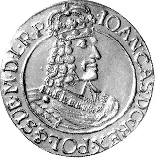 dwudukat 1667, Toruń, H-Cz 2326 R5, Fr. 59, T. 60, złoto, 6,92 g., wyśmienity stan zachowania