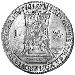 grosz wikariacki 1741, Drezno, Kam. 1525 R, Merseb. 1699