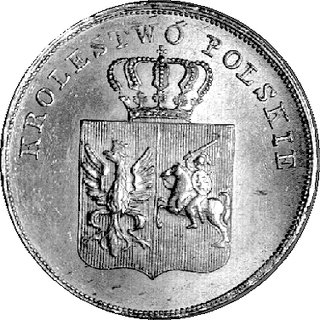 5 złotych 1831, Warszawa, Plage 272, bardzo ładny egzemplarz