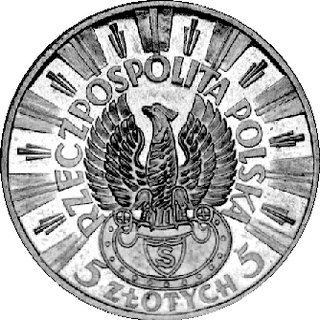 5 złotych 1934, Piłsudski, Orzeł Strzelecki, na rewersie napis PRÓBA, Parchimowicz P-146 a, wybito 100 sztuk, srebro, 10,96 g., ładny egzemplarz