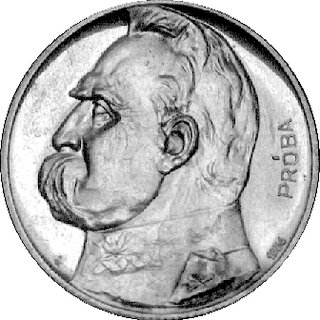 5 złotych 1934, Piłsudski, Orzeł Strzelecki, na 