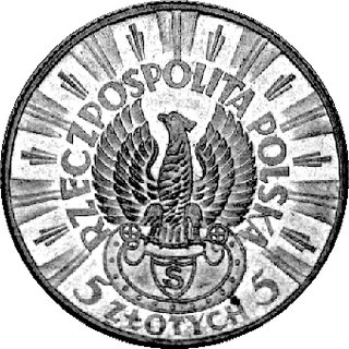 5 złotych 1934, Piłsudski, Orzeł Strzelecki, na rewersie napis PRÓBA, Parchim, P-146 c, wybito 100 sztuk, brąz, 9,75 g., ładny egzemplarz