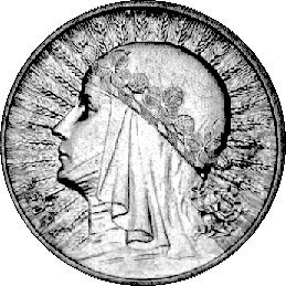 2 złote 1933, Głowa kobiety, na rewersie napis PRÓBA, Parchimowicz P-137 a, wybito 110 sztuk, srebro, 4,49 g.
