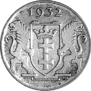 2 guldeny 1932, Gdańsk, Koga, drugi egzemplarz