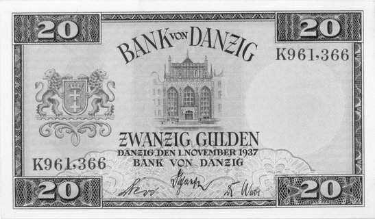 20 guldenów 1.11.1937, Ros. 764