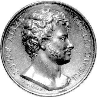 medal autorstwa Franciszka Caunoisa wybity z oka