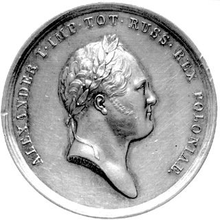 medal cara Aleksandra I autorstwa J. Majnerta wy