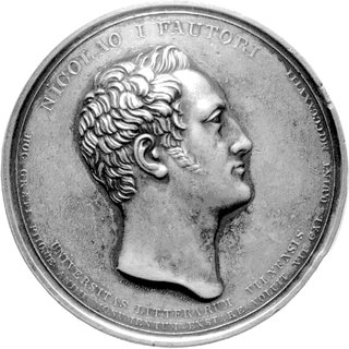 medal autorstwa Teodora Tołstoja wybity w 1828, 