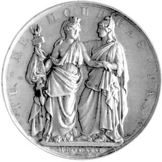 medal emigracyjny autorstwa A. Barre’ a wybity w