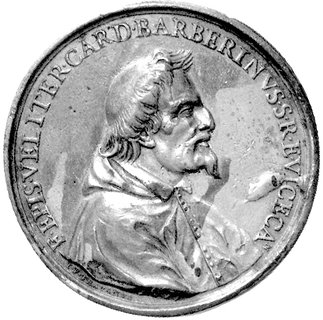 medal kardynała Barberiniego sygn. I. F. Travanu