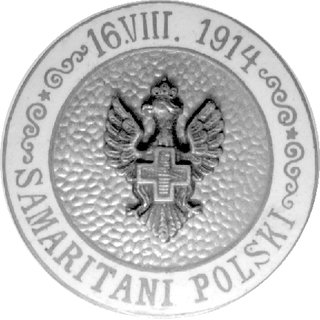 odznaka pamiątkowa Samarytan Polskich 1914 r.; O