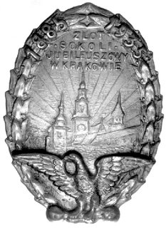 odznaka Zlotu Sokolego Jubileuszowego w Krakowie w 1935 r.
