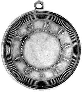 medal Za Gorliwość, Aw: Głowa Aleksandra III w prawo i napis w otoku, Rw: Napis w otoku: , srebro 51 mm, 56,83 g., zawieszka