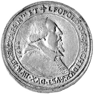 Leopold arcyksiąże 1619-1632 - talar 1622, Ensisheim, Aw: Popiersie, w polu data, w otoku napis, Rw: Tarcza herbowa, w otoku napis, Dav. 3347, Voglhuber 174/II