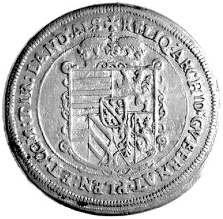 Leopold arcyksiąże 1619-1632 - talar 1622, Ensisheim, Aw: Popiersie, w polu data, w otoku napis, Rw: Tarcza herbowa, w otoku napis, Dav. 3347, Voglhuber 174/II