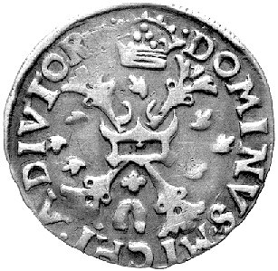 1/10 ecu 1572, Utrecht, Aw: Popiersie, poniżej data, Rw: Krzyż burgundzki i napis w otoku, G.H. 213.16.c