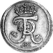 miedziany denar 1747, Wrocław, Schr. 1747, Olding 330, bardzo rzadki i pięknie zachowany denar miedziany