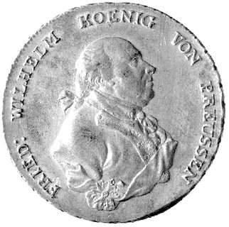 talar 1791, Berlin, Aw: Popiersie, Rw: Tarcza herbowa, Schr. 35