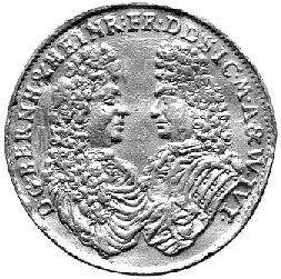 Fryderyk II i Jan Wilhelm 1691-1707 - dukat 1692