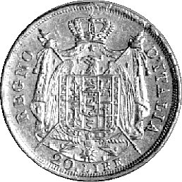 Napoleon I 1805-1814 - 20 lirów 1808, Mediolan, 
