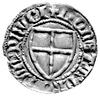 Winrych von Kniprode 1351- 1382, szeląg, Aw: Tarcza Wielkiego Mistrza i napis: MAGST x WVNRICS PRI..