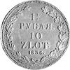 1 1/2 rubla = 10 złotych 1836, Petersburg, Plage