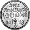 1/2 guldena 1923, Utrecht, Koga