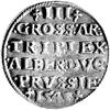 trojak 1545, Neumann 44, Bahr. 1194, popiersie księcia ze szpiczastą brodą, ładna stara patyna