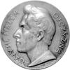 medal na sprowadzenie prochów Słowackiego do Polski w 1927 r., Aw: Popiersie w lewo i napis: CAŁY ..