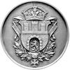 medal autorstwa Rudolfa Mękickiego wybity w 1936 r. z okazji nadania prezydentowi Mościckiemu hono..
