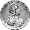 medal autorstwa Vestnera wybity z okazji wyboru cesarza Franciszka I w 1745 r., Aw: Popiersie w zb..